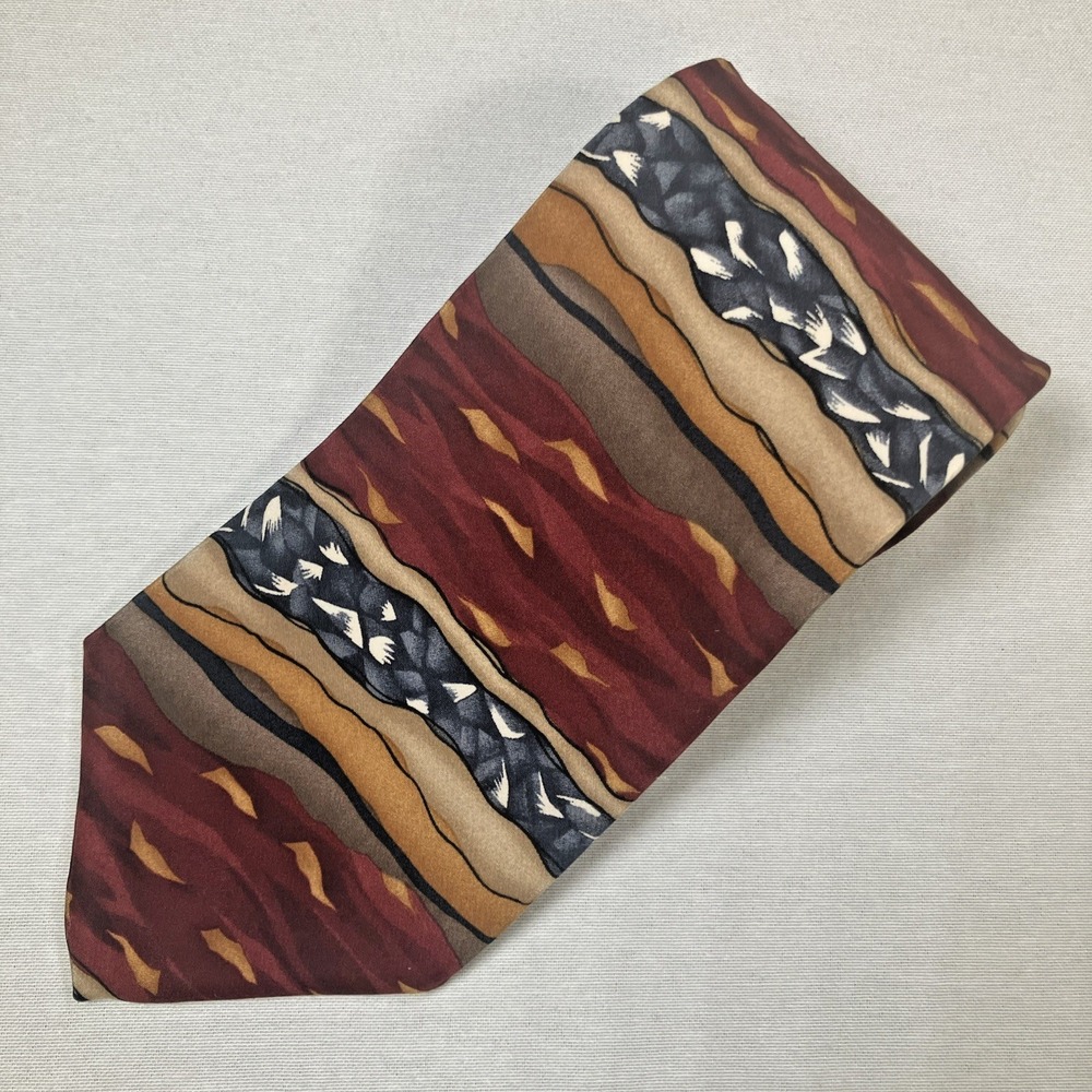 Jos A Bank Tie Vitamin K‎ Under Microscope Red Novelty Science Necktie 57"